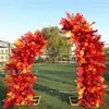 Accesorios de Boda Arco de Hierro Decoración de Puerta de Cuerno de Vaca Soporte de Flores Decoración de Césped al Aire Libre Arreglo de Boda Decoración de Fondo
