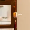 Adorno colgante de linterna Nuevo estilo chino Linterna de flor luminosa de mano Decoración de escena clásica Festival de Medio Otoño Día Nacional Colgante de puerta exterior