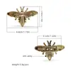Accesorios de Ferretería para Equipaje al por Mayor Nuevos Adornos de Insectos Abeja de Aleación de Zinc Decoraciones para Bolsos DIY con Patas Materiales para Zapatos