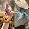 Novo Atacado Transfronteiriço Processamento Couro Baleia Marinha Chaveiro Aluno Casal Bolsa Decorativa Mochila Pequeno Pingente