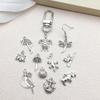 Fábrica Tíbet plata libélula cangrejo tortuga ciervo paloma búho vaca accesorios pulsera accesorios colgante accesorios diy