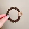 Elásticos de cabelo de pelo de coelho de alta elasticidade, faixas de cabelo em formato de raiz de lótus, elásticos de cabelo femininos da moda, elásticos fofos, acessórios básicos e duráveis para prender o cabelo
