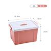 Caja Portátil de Plástico para el Hogar, Ajustada, Estudiante, Color Sólido, Extra Grande, para Almacenamiento y Manejo de Artículos Varios, Ropa, Colchas, Caja de Rotación
