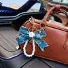 Chaveiro Pingente Jeans Retro Menina Picante Estilo Coreano Venda Quente Elemento Cereja Acessório de Bolsa Celebridade da Internet Atacado