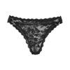 Ropa interior de encaje transfronteriza para mujer Multicolor Lazo Hueco Perspectiva Media cadera Botón de amor Ropa interior europea y americana para mujer Cintura baja