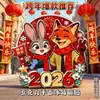 Zootopia 2 - Nick e Judy Cp Edição de Ano Novo Ímãs de Geladeira Planos Magnéticos de Acrílico de Alta Qualidade para o Ano Novo
