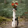 Artículo Popular en Sitios Web Independientes: Florero Hecho a Mano con Forma de Gato Original