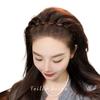 ¡Diadema de onda! Dulce nuevo estilo limpiador facial no clip sensación de textura esponjosa con peine de dientes sentido del diseño antideslizante diadema