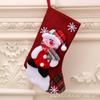Meias de Natal Transfronteiriças Saco de Presente de Natal Meias Pequenas de Natal Pingente Saco Decoração Pendurada para Árvore de Natal