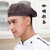 Chapéu de Chef de Malha Respirável para Cozinha Masculino Restaurante Chapéu Fino Boina Garçom Boné de Trabalho Feminino Verão