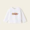 Camiseta de Manga Larga para Niña Primavera Nueva Top Infantil Camiseta Básica de Algodón para Bebé Estilo Coreano Primavera y Otoño para Niños