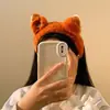 Diadema de Felpa con Orejas de Zorro Marrón para Mujer, Diadema Linda de Dibujos Animados para Niñas, Pasador, Decoración de Puesto, Tocado con Sentido de Atmósfera