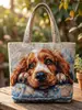 G626 Site Independente Transfronteiriço Amazon Nova Bolsa de Mão Bolsa Tote com Estampa Digital Bolsa Tote Acolchoada Fashion