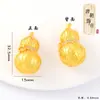 Nuevo Estilo Chino Moda Versátil Joyería DIY Personalizada Filigrana Incrustada de Diamantes Colgante de Calabaza Alta Retención de Color Lujo Ligero Collar de Calabaza