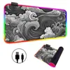 Luz LED Colorida Fria RGB Mouse Pad Luminoso Atacado Mousepad Amazon Jogo Pad Luminoso Fábrica Fornecimento Exclusivo