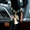 Colgante de Ángel Popular Transfronterizo Europeo y Americano para Interior de Coche Cadena de Metal para Volante Accesorios para Coche