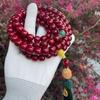 Atacado Pulseiras de Contas Redondas Bodhi de Dopamina, Contas Bodhi Oleosas e Brilhantes, Pulseiras Esculpidas na Raiz para Homens e Mulheres, Contas Budistas, Contas Redondas Bodhi