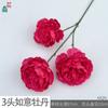 5 Ruyi Peônia 3 Lulian Casamento Auditório Banquete Salão Arranjo de Flores Flor Falsa Hotel Arco Layout Simulação Flor