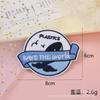Patches de Tecido Bordados Patches de Tecido de Animais de Desenho Animado Cor Azul e Branco Acessórios de Vestuário Bordado de Baleia Decoração de Caixa de Garrafa de Cola Patches