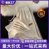 Colección Otoño/Invierno 2026 Transfronteriza: Pantalones deportivos largos de peso pesado con forro de polar para hombre, pantalones casuales de pana, corte holgado, estilo de pierna recta