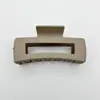 Pinza de Garra Cuadrada Mate Oufel, Pasador Triangular Grande, Pinza de Tiburón para Cola de Caballo Alta, Accesorio para el Cabello, Pinza de Garra para Cola de Caballo Alta