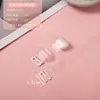 Correa de Hombro Translúcida Mate Hebilla de Plástico Transparente Anti-Marca Accesorios para Sujetador de Mujer Correa de Sujetador Sexy de Una Sola Tira
