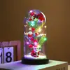 Adorno Navideño de Venta Caliente Creativo Adorno Acrílico Adorno con Luz LED Venta Directa de Fábrica Adorno de Regalo de Cumpleaños