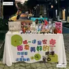 Toalha de Mesa Chão Promoção Publicidade Feira Noturna Barraca de Rua Pano de Feira Pano de Pendurar Pano de Piquenique Enfeites Celebridade da Internet Artigos de Uso Diário