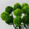 Piedra verde artificial bambú tacto de pegamento suave alta calidad decoración suave floral moderno hogar arreglo floral decoración bola de cebolla bola de pelo planta verde