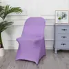 Venda Quente Atacado Várias Cores Universal para Hotel Casamento Salão de Banquetes Capa Elástica para Cadeira Dobrável