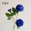 Arranjo de Flores para Casamento Peônia de 3 Cabeças Decoração Guia de Estrada Flor de Peônia Artificial Flor de Seda Europeia Peônia Ocidental Buquê Artificial