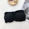 Verão Sexy One-word Wrap Strapless Wrap Strapless Strapless Strapless Strap-up Strap-up Girls 'Underwear Bra Thin Top para Mulheres