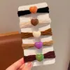 Elástico de cabelo infantil corda de cabelo para bebê cabeça de bola não machuca o cabelo anel de cabelo meninas acessórios de cabelo de alta elasticidade com rabo de cavalo