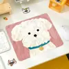 Alfombrilla de ratón de perro lindo tamaño pequeño Alfombrilla para mesa de computadora Alfombrilla de juego Borde antideslizante Bloqueo de borde Engrosada Alfombrilla de mesa para cibercafé E-sports