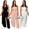 C7800 Transfronterizo 2026 Nueva Moda Femenina Elegante Top Tubo Ceñidor de Cintura Pantalones de Pierna Ancha de Cintura Alta Conjunto para Viajes y Cena