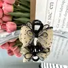 2024 Nova Chegada Grab Clip Arco Brilhante Polar Dot Mesh Bubble Shark Clip Advanced Sense Back Head Clip Headwear