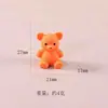 Oso Sentado de Color Sólido 3D Macarrón Figura de Resina Bolsa Ciega Juguete de Moda Al por Mayor Accesorios DIY
