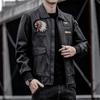 2021 Hombres cuero pu hombres solapa bordado ropa de motocicleta primavera y otoño moda casual para hombres fabricantes de chaquetas de cuero al por mayor