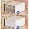 Instalación gratuita tipo cajón caja de almacenamiento de plástico caja de almacenamiento para armario doméstico caja de almacenamiento combinada multicapa para ropa venta al por mayor