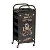 Carrito de peluquería, gabinete de herramientas para peluquería, carrito de herramientas para teñido permanente, carrito de almacenamiento móvil para salón de permanente