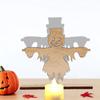 Nuevos Adornos de Proyección de Luz de Halloween Fantasma Bruja Silueta de Madera Escritorio Escenario Festival del Fantasma Horror Parodias Accesorios