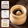 Caja de Moxibustión para el Ombligo de Madera Maciza, Caja de Moxibustión para el Abdomen, Flujo Inverso de Humo de Moxa, Torre de Moxa, Equipo de Moxibustión, Tarro de Moxibustión