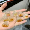 Pingente de Buda de calcedônia de ágata natural, pingente de Buda de ágata cor de gelo, pingente de Buda Maitreya, colar de jade