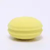 Esponja de Maquillaje Personalizada con Forma de Macarrón, Redonda en Capas, Ultra Suave, No Absorbe Polvo, Adecuada para Uso Seco y Húmedo, Se Puede Procesar