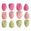 Los fabricantes venden al por mayor nuevos huevos de belleza, gotas de calabaza, borlas oblicuas para polvos, no comen huevos de maquillaje en polvo, secos y húmedos, de doble uso.