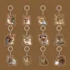 Pack de expresiones divertidas de gato Llavero Colgante de Acrílico Gato Mascota Mochila Gato Decoración Linda Colgante Pequeño Regalo