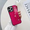 Correa de Muñeca con Patrón de Cocodrilo Adecuada para Funda de Teléfono de Cuero de Cobertura Total Apple 17Pro/16Promax, Funda Protectora de Cobertura Total Anti-Caídas