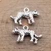 Colgante de aleación multicolor 24x15 mm 2,5 g Zakka Colgante de leopardo 3D estéreo