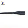 Yl 1.5 m 2*0.1 enchufe redondo de ocho colas de cobre puro de baja potencia calibre europeo dos enchufes cable de enchufe de alimentación europeo
