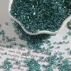 450g Accesorios para Joyería Hecha a Mano DIY Tubos Chapados en Plata de 2 mm Cuentas de Vidrio Bordado a Mano Accesorios para Ropa Al por Mayor